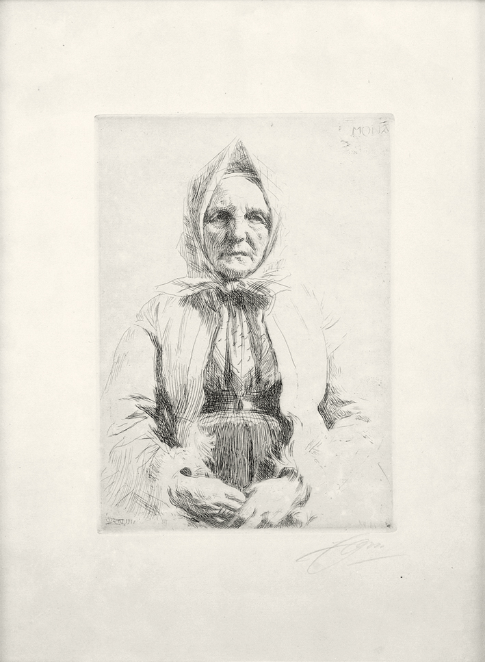  安德斯·莱奥纳德·佐恩 Anders Leonard Zorn —— 佐恩(素描) (110)